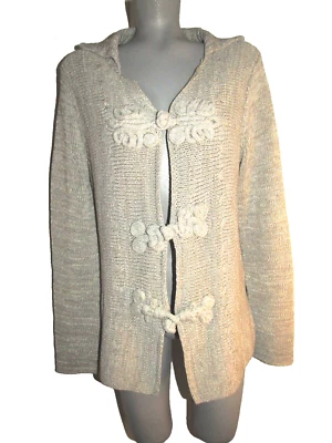 Cárdigan para mujer COLDWATER CREEK talla mediana 10-12, beige y dorado, nailon y algodón Foto 1 de 4