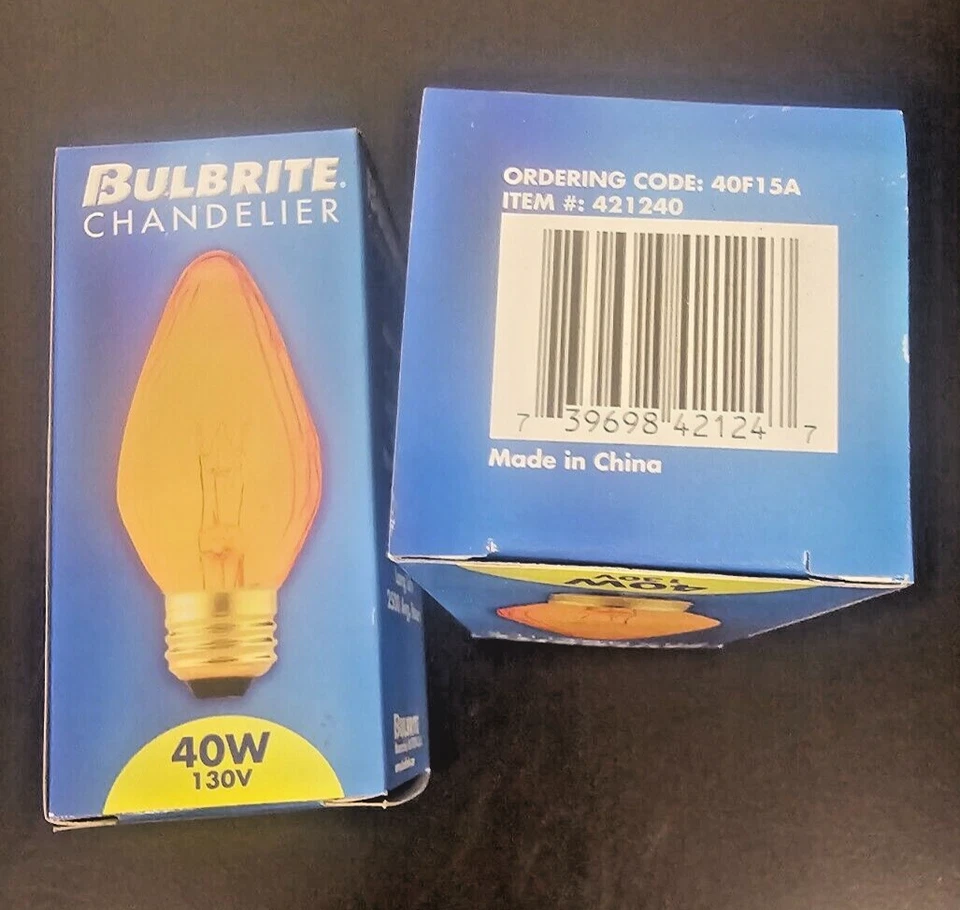 BULBRITE 40F15A 40 Watt - 130 Volt  Medium Base (421240) ** Sold in a 24 pack ** - Image 1 of 1
