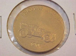 1969 Franklin Mint Commemorative Car Token 1907 Thomas Flyer - Picture 1 of 2