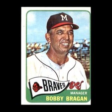 Bobby Bragan 1965 Topps Milwaukee Braves #346 Vintage Set Break!