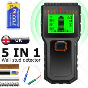 5 in 1 LCD Stud Finder Pipe Sensor Metal Wire Detector Wall Scanner Electric UK - Picture 1 of 11