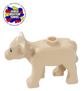 LEGO Calf Calf Tan 1568 Baby Cow Cow Tan Farm Farm Animal City Animal Figure - Picture 1 of 2
