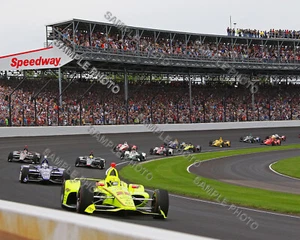 SIMON PAGENAUD 2019 CHEVROLET INDY 500 WINNER AUTO RACING 8X10 PHOTO 2 - Picture 1 of 1