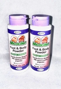 Micocilen Foot & Body Powder antifungal 2 oz each ( 2 Pack ) - Picture 1 of 2