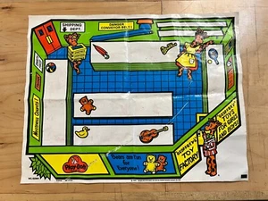 VINTAGE 1976 TOYS R US TRU PLAY-DOH PLAY MAT 14" X 18" GEOFFREY GIRAFFE GIGI - Picture 1 of 9