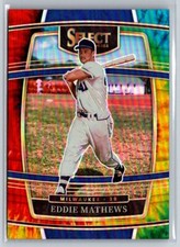 2022 Panini Select Eddie Mathews Tie-Die  #87 L1