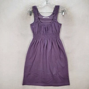 Victorias Secret Purple Smocked Waist Stretch Casual A Line Womens Dress Size S - Picture 1 of 22
