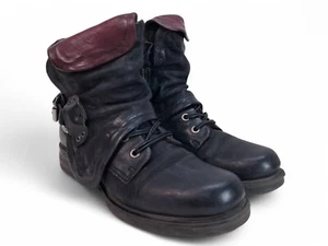 A.S. 98 SIMON BLACK & EGGPLANT| 39 / 9US - Picture 1 of 6