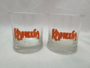 Set Of 2 Kahlua Rare 175 KAHLUA LOW BALL GLASSES! - Picture 1 of 5