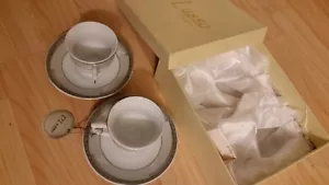 D’Lusso Designs Espresso Cup & Saucer Set of 4 pcs - Picture 1 of 4