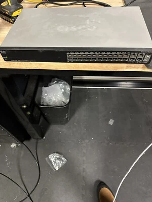 Cisco SG300-28P 28-Port Gigabit PoE Managed Switch - Image 1 of 4