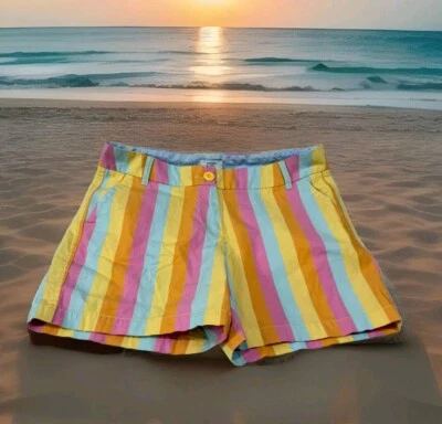 Pantalones Cortos Crown & Ivy Caroline Mujer Talla 6 Bolsillos Multicolor 31X4.75 Foto 1 de 4