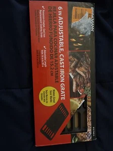 Brinkmann 812-7445-S Adjustable 6" Porcelain-Coated Cast Iron Cooking Grate BBQ - Picture 1 of 2