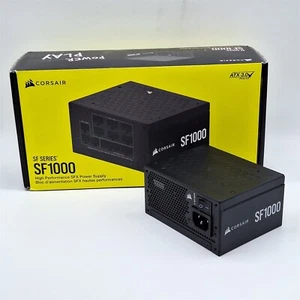 CORSAIR SF1000 Fully Modular Low Noise 80 Plus Platinum ATX Power Supply – Black - Afbeelding 1 van 5
