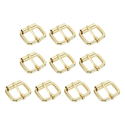 10 piezas correas de hebilla de rodillo de metal de 1,02 pulgadas (26 mm) herrajes dorados claros Foto 1 de 4