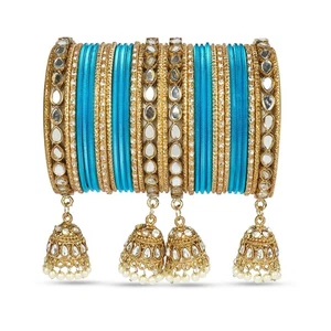 Indian Ethnic Partywear Handmade Bangles – Elegant Jewelry for Women - Picture 1 of 44