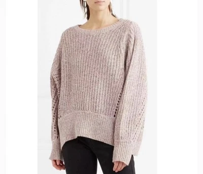 Rag & Bone New York Athena Pink Cashmere and Metallic Knit Pullover Sweater XS - Image 1 of 4