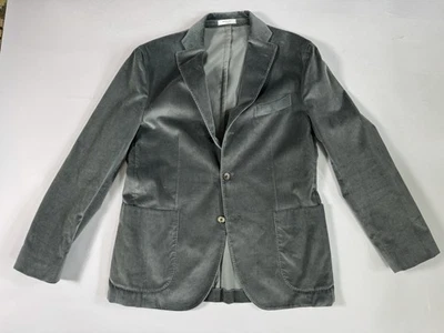Boglioli Pewter Gray Velvet Moleskin K Jacket 40R (Eu 50) - Image 1 of 4
