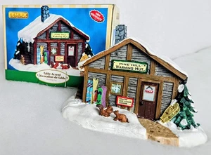Lemax 2009 Pine Hill Warming Hut Table Accent Original Box - Picture 1 of 18