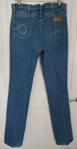 Wrangler Cowboy Cut Blue Jeans Herren 34x38 Western 0936DNI Chew Ring Pkt  - Bild 1 von 11