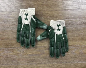 Under Armour Highlight Padded Football Gloves Size 2XL Green White - Picture 1 of 7