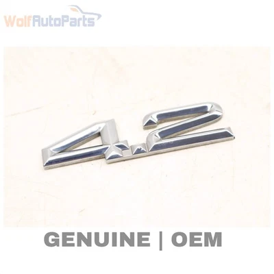 1998 - 2004 年奥迪 A6 四轮车 - 后备箱徽章/徽章 - 4.2 4B0853743N — 第 1/4 张图片