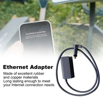 Ethernet Adapter Rectangle Dish Antenna Satellite USB Internet Powerline New - Image 1 of 4