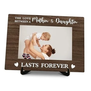 Mom Pictures Frame, The Love Between A Mother And Daughter Photo Frame with - Picture 1 of 6