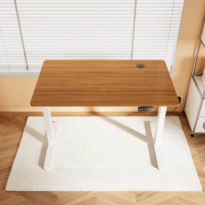 Höhenverstellbarer Schreibtisch mit 3 Memory-Funktion Steh-Sitz Tisch 120/100cm - Bild 1 von 4