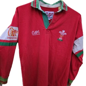 Wales Rugby Team Cotton Traders Shirt Home 1994/1995/1996 Trikot Herren Gr. M Lesen - Bild 1 von 24