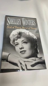 Best of Times Worst of Times - Shelley Winters Hardbound book - Picture 1 of 6