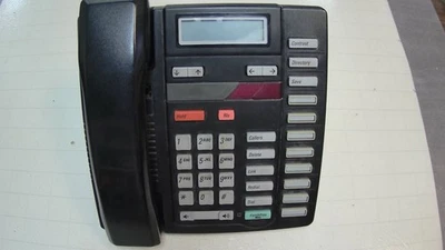Nortel Networks 2-Line Phone NT2N30 Black NT2N30AA13 - Image 1 of 4