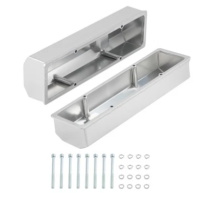 Fabricated Tall Valve Cover For Chevrolet 283 302 305 1958-1986 Small Block SBC - Image 1 of 4