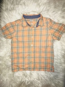 OshKosh BGosh Kleinkind Junge kurzärmliges kariertes Oberteil Hemd - Bild 1 von 4