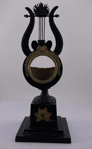 Taschenuhrhalter mit Lyra-Aufsatz Berliner Eisen Deutschland 1880 Berlin - Picture 1 of 11