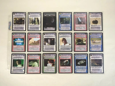 Star Wars CCG Complete Set (324) PREMIERE Limited Black Border-Unplayed (BN-400) - Image 1 of 4