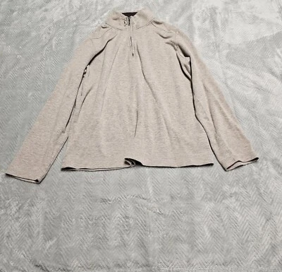 Apt. 9 Mens Sweater 1/4 Zip Pullover Size Medium Brown - Image 1 of 4