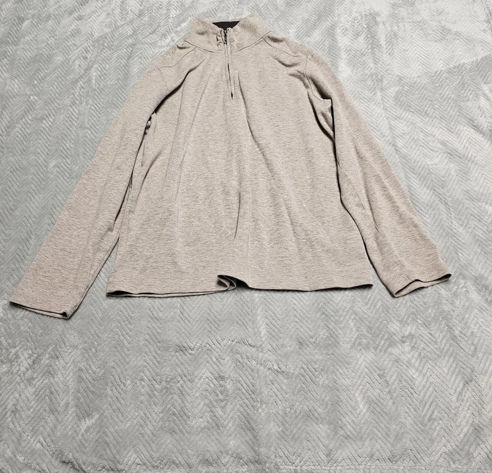 Apt. 9 Mens Sweater 1/4 Zip Pullover Size Medium Brown - Image 1 of 4