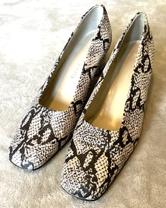 Enzo Angiolini Womens High Heel Pumps Heels Snake Skin Shoes Size 9.5 M - Picture 1 of 8