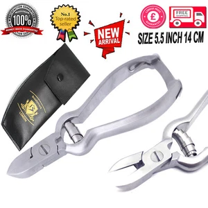 Toe Nail Clippers Professional Manicure Tool Heavy Duty Podiatry Nippers Cutters - Picture 1 of 4