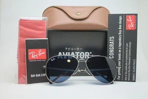 NUEVAS GAFAS DE SOL RAY BAN AVIATOR TITANIUM RB8125 9138T0 TALLA:58-14-140 - Imagen 1 de 6
