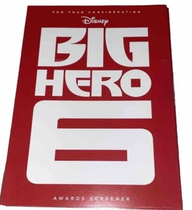 NEW Big Hero 6 DVD FYC For Your Consideration Award Screener Copy Walt Disney - Picture 1 of 7