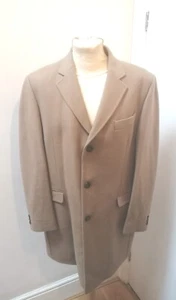 Jaeger coat , wool/cashmere Blend, Camel, Mens, Size Large - Picture 1 of 15