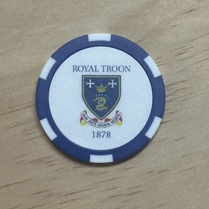 Royal Troon Golf Club Course - Marcador de pelota de golf con fichas de póker - Imagen 1 de 1