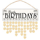 Birthday Calendar Perpetual Hanging Fsthers Gift Family Reminder Board