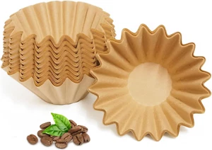 2-5 Cup Coffee Filters Pack of 100 Unbleached Coffee Filters 5 Cup - Picture 1 of 11