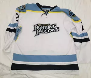 Port Huron Fighting Falcons JEREMY BRISCOE Game Used Worn Hockey Jersey NAHL st - Picture 1 of 4