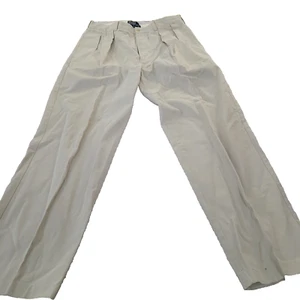 Polo Raulph Lauren Andrew Pants Men's Pleated Khaki 35X32 - Picture 1 of 16