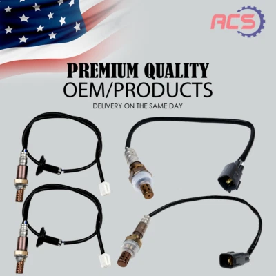 4X New Upstream & Downstream Oxygen O2 Sensor OEM For Lexus LS430 SC430 4.3L V8 - Image 1 of 4