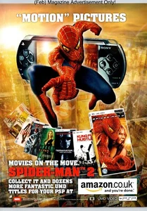 Spiderman 2 PSP UMD Video Promo 2006 Full Page Print Ad - Picture 1 of 4
